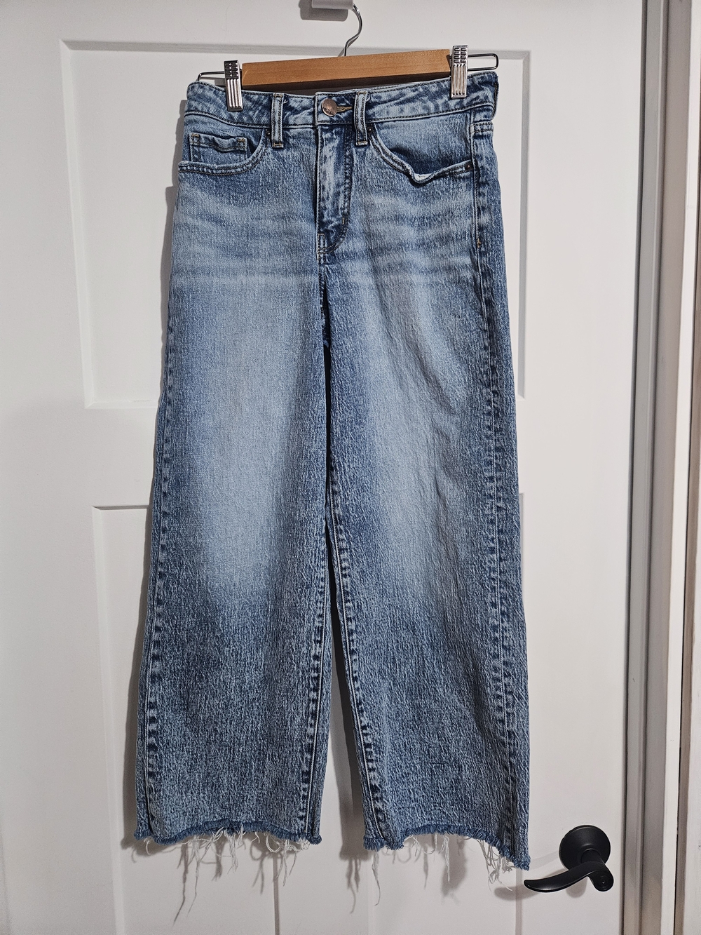 BKE Light Blue High-Waist Wide Leg Jeans